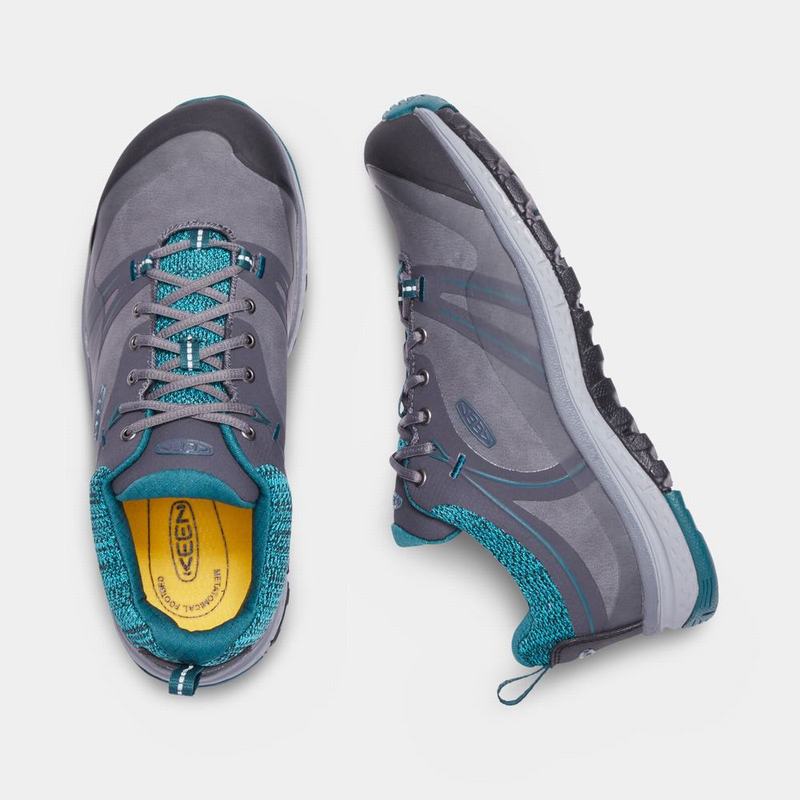 Keen Sedona Pulse Low Aluminum Toe Womens Work Shoes Lavender/Blue Discount (4510-TLMWA)